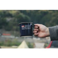 キーストーン マグカップ 500ml アウトドアエナメルマグ ネイビー 384001 1個（直送品）