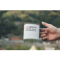 キーストーン マグカップ 500ml アウトドアエナメルマグ ホワイト 384003 1個（直送品）