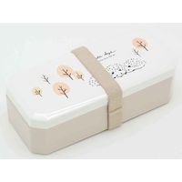 オーエスケー お弁当箱 2段 600ml 松花堂 hedgehog 380442 1個（直送品）