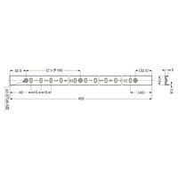 スガツネ工業 SP-455 ステンレス棚柱 1個（直送品）