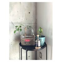 キーストーン 収納ケース 幅43×奥行33×高さ24cm M オーバル マーキュリー ストレージボックス 布 サンドベージュ 347900（直送品）