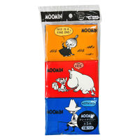 ティッシュペーパー MOOMIN（ムーミン） ふっくらやわらか水に流せるポケットティシュ 1ケース（360個:9個入×40パック)