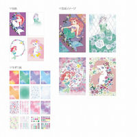ショウワノート ちぎり絵deコラージュ リトルマーメイド 508457001 1セット(5個)（直送品）
