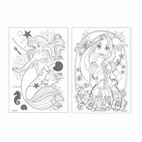 ショウワノート ミニアートぬりえアリエル&ラプンツェル 2柄込 509559701 1セット(1冊×20)