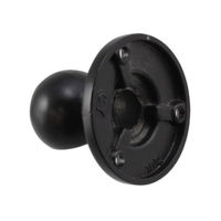 ハイロジック 37501 ブラケット 止 10mm ブラック 1個（直送品）