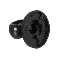 ハイロジック 37507 ブラケット 通 10mm ブラック 1個（直送品）