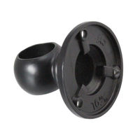 ハイロジック 37509 ブラケット 通 16mm ブラック 1個（直送品）