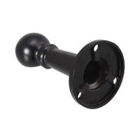 ハイロジック 37513 首長ブラケット 止 10mm ブラック 1個（直送品）