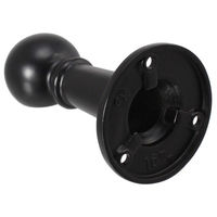 ハイロジック 37515 首長ブラケット 止 16mm ブラック 1個（直送品）