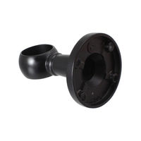 ハイロジック 37523 首長ブラケット 通 25mm ブラック 1個（直送品）