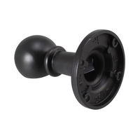 ハイロジック 37517 首長ブラケット 止 25mm ブラック 1個（直送品）