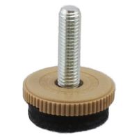 ハイロジック 57312 フェルトアジャスター ベージュ 32φ M8 1個（直送品）