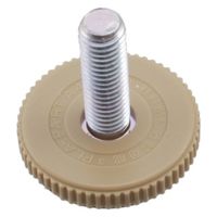 ハイロジック 57336 スムースアジャスター ベージュ 40φ M10 1個（直送品）