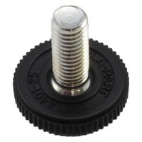 ハイロジック 57340 ノーマルアジャスター 黒 25φ M8 1個（直送品）