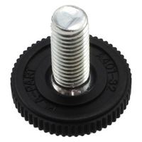 ハイロジック 57343 ノーマルアジャスター 黒 32φ M10 1個（直送品）