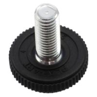 ハイロジック 57364 ハイグリップアジャスター 黒 25φ M8 1個（直送品）