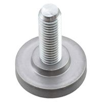 ハイロジック 57373 ダイカストアジャスター クローム艶消 25φ M8 1個（直送品）