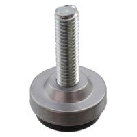 ハイロジック 57378 ダイカストアジャスター クローム艶消 20φ M6 1個（直送品）