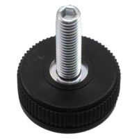 ハイロジック 57392 フリーロールアジャスター・プラス黒 32φ M8 1個（直送品）