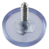 ハイロジック 57478 木ネジプラパート 透明 26φ 1個（直送品）