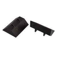 ハイロジック 58619 WALL TQOOL用棚受け ダークブラウン 1組（直送品）