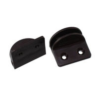 ハイロジック 58624 パネル固定パーツ 中間用 ダークブラウン 1箱(2個入)（直送品）