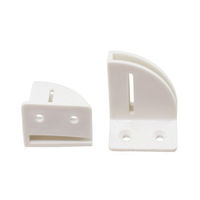 ハイロジック 58621 パネル固定パーツ コーナー用 ホワイト 1組（直送品）