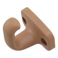 ハイロジック 58666 樹脂製フック ブラウン 1個（直送品）