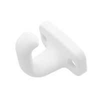 ハイロジック 58667 樹脂製フック ホワイト 1個（直送品）