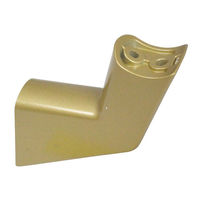 ハイロジック 97411 CREVO 壁付ブラケット ゴールド 1個（直送品）