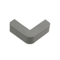 ハイロジック 97805 コーナーガード 35mm用 エンドキャップ グレー 1個（直送品）