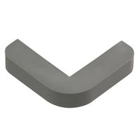 ハイロジック 97807 コーナーガード 65mm用 エンドキャップ グレー 1個（直送品）