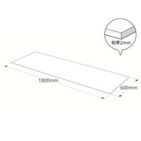 ハイロジック 2618AB アクリル板 ブラウンスモーク 厚さ2mm 600x1800ｍｍ 1枚（直送品）