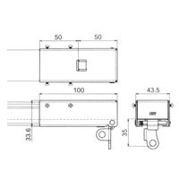 ハイロジック S-180 レクト40 ラク入れエンドカバー 1個（直送品）