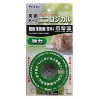 ニトムズ エコロジカル 強力両面テープ 粗面接着用（厚手） 幅15mm×長さ8m TT0005 1セット（5巻入）