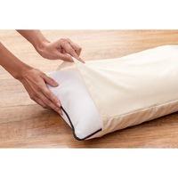 モトキコーポレーション 極小発泡ビーズ入 もちもち枕 専用カバー 320×700mm ネイビー a2915020 1個（直送品）