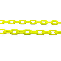 セーフラン安全用品 プラスチック製チェーン 蛍光イエロー10m TW008-10 1本（直送品）