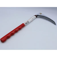 キンボシ GS #160102 鋼付 片刃薄鎌 改良赤柄180 1本（直送品）