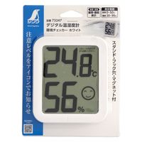 シンワ測定 シンワ73247 温湿度計 環境チェッカー ホワイト #73247 1個