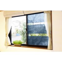 ユーザー U-Q970 窓目隠しシート 3P ネイビー 1パック（直送品）