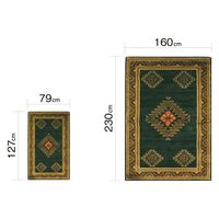 United Weavers Weavers UW52842Rララミーダークグリーンルームサイズ　1枚（直送品）