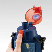 スケーター 水筒 ステンレス 直飲み ワンタッチ ダイレクトステンボトル PEANUTS ストライプ スヌーピー 990ml 332202（直送品）