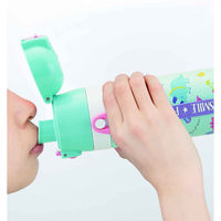 スケーター 水筒 キッズ 直飲み ステンレス 超軽量 ハッピー&スマイル 恐竜 470ml 子供 351191 1個（直送品）