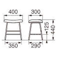 【軒先渡し】ライオン事務器 リフレッシュスツール グリーン No.６７１０Ｆ 1脚（直送品）