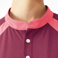 明石スクールユニフォームカンパニー ニットシャツ チャコール杢×ピスタチオ杢 EL UZL3203-20-EL 1枚（直送品）