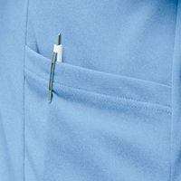 明石スクールユニフォームカンパニー ニットシャツ ネイビー×グレー杢 4L UZL3204-5-4L 1枚（直送品）