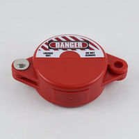 セーフラン安全用品 ゲートバルブロックアウトデバイス φ127~165mm 赤 37002-1 1個（直送品）