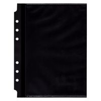 ナカバヤシ 黒台紙フォトアルバム替台紙2L判5枚入 A-COPYR-201 1セット(10冊)（直送品）