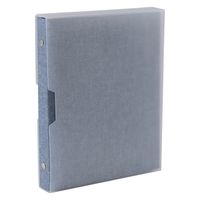 ナカバヤシ バインダー黒台紙アルバムL判40枚ブルー A-COPLY-401-B 1セット(2冊)（直送品）