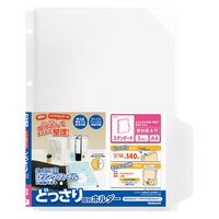ナカバヤシ どっさり個別Dリング専用替台紙3枚パック CH-4132C-4H 1セット(1冊×5)